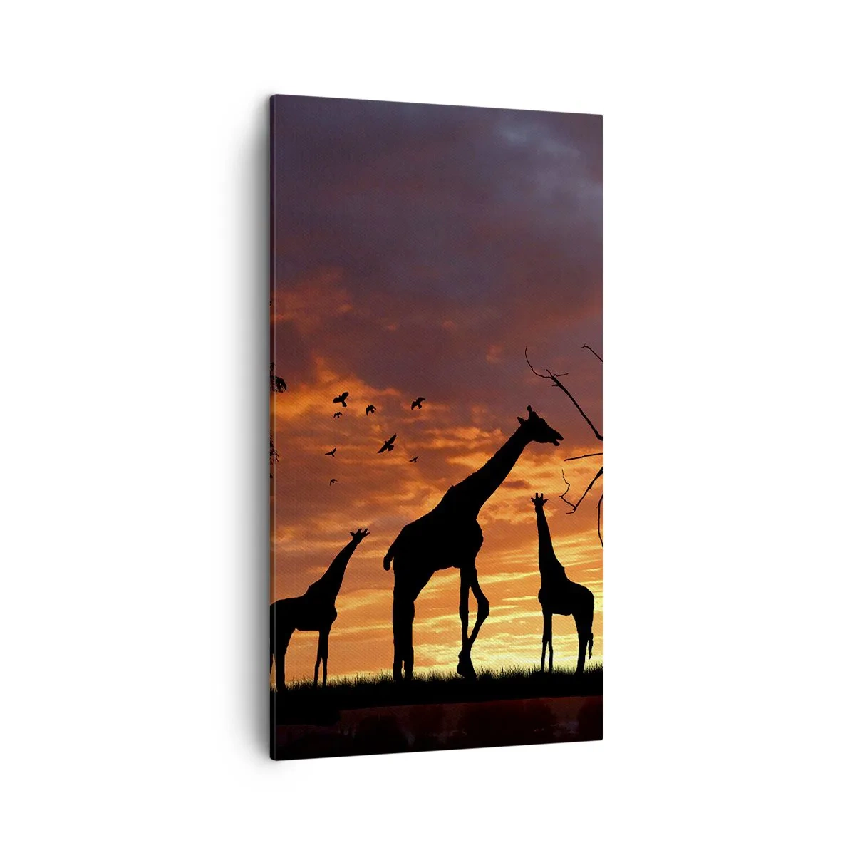 Cuadro sobre lienzo - Impresión de Imagen - Una pequeña cena con tus seres queridos - 45x80 cm