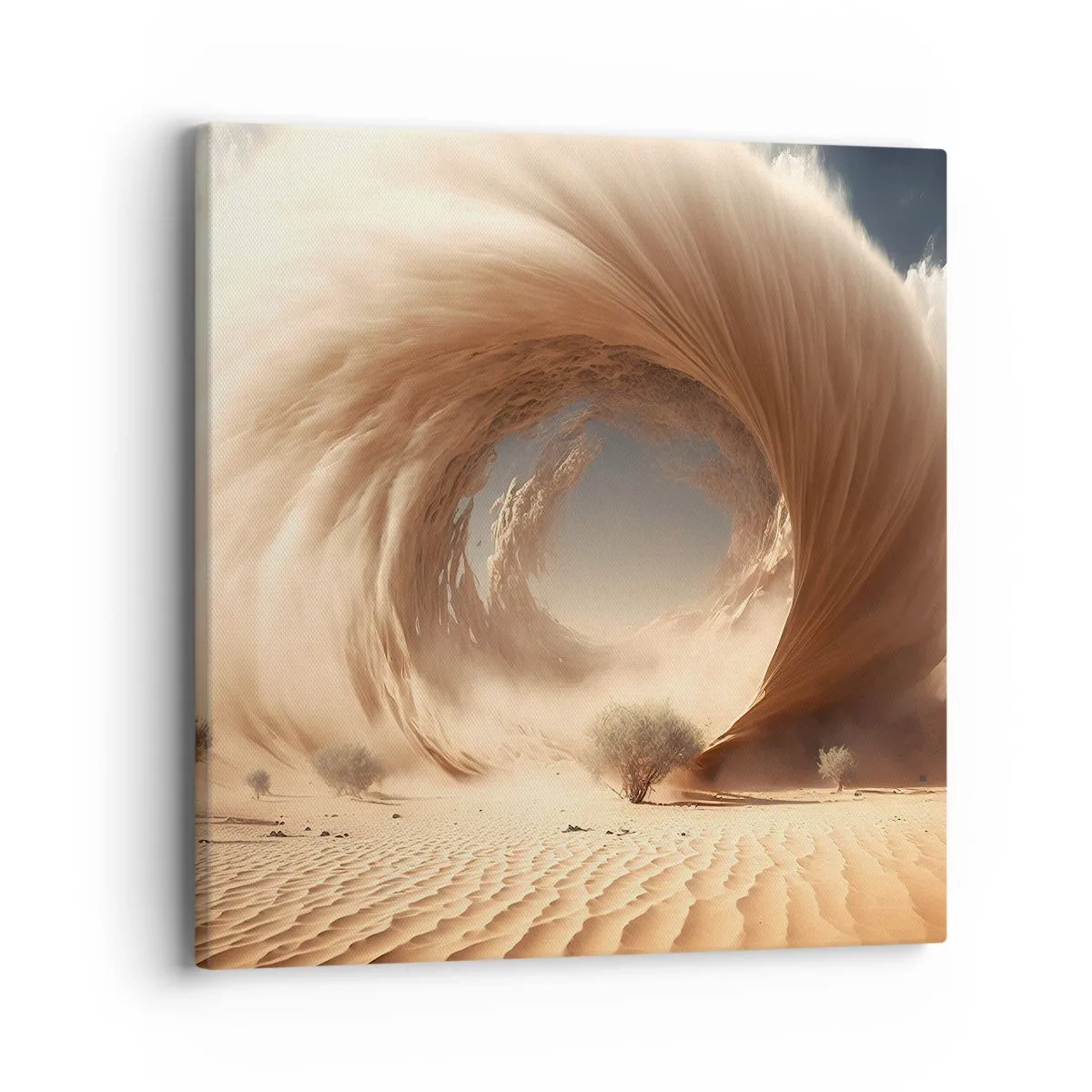 Cuadro sobre lienzo - Impresión de Imagen - Portal abierto - 40x40 cm