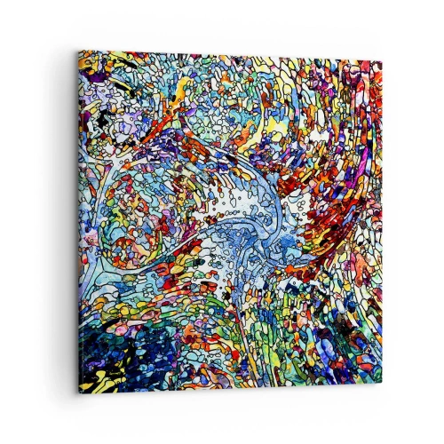 Cuadro sobre lienzo - Impresión de Imagen - Vidriera - 50x50 cm