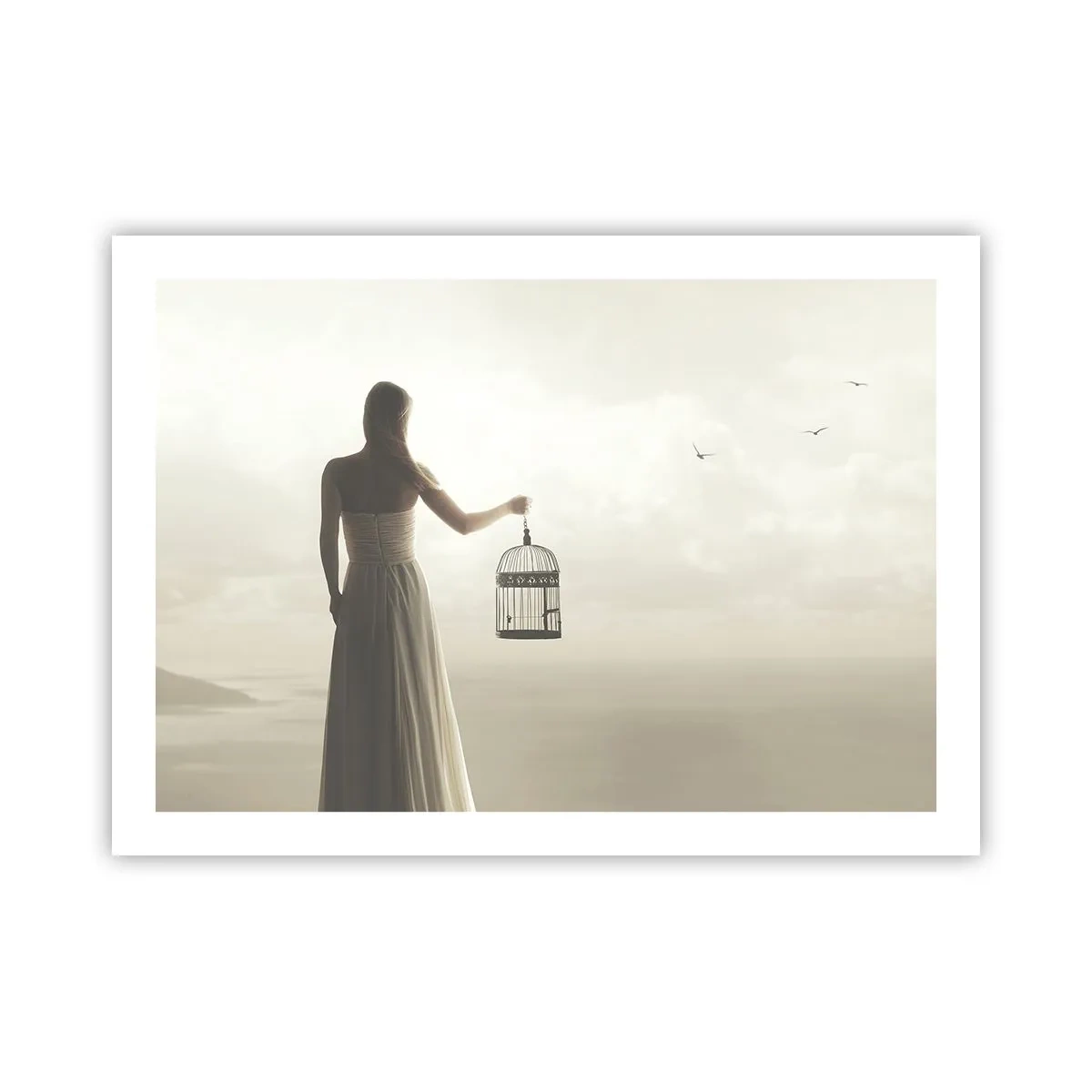 Póster - Sé libre - 70x50 cm