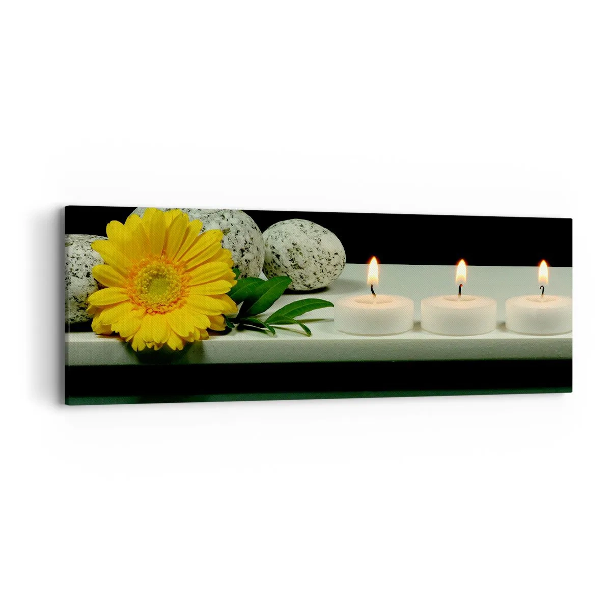 Cuadro sobre lienzo - Impresión de Imagen - Calmar los sentidos - 90x30 cm