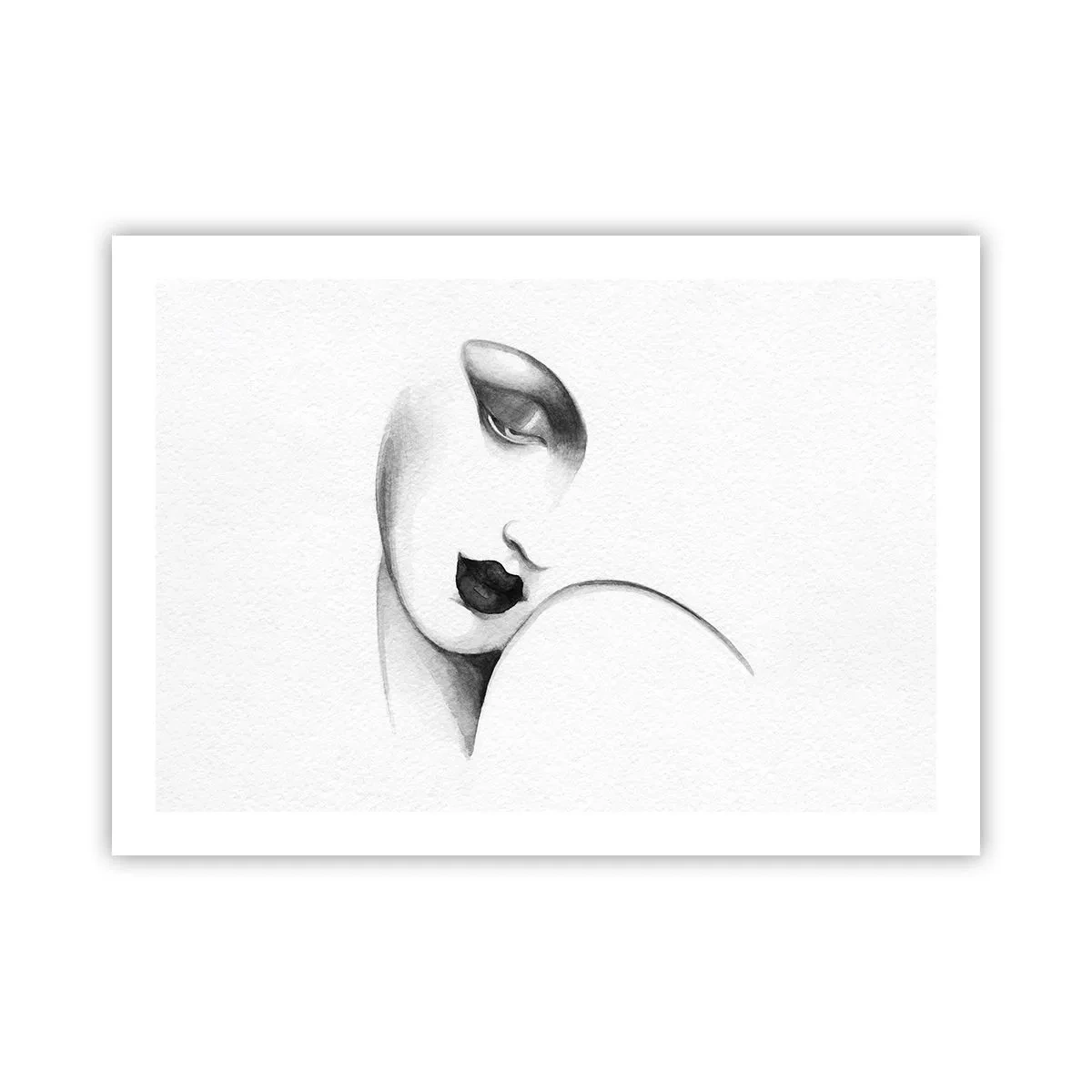 Póster - Pensativa - 70x50 cm