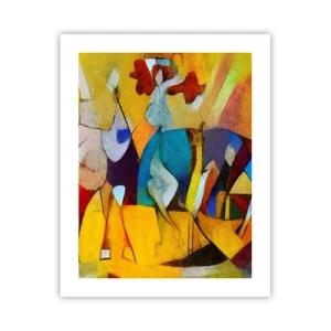 Póster - Sol - vida - alegría - 40x50 cm