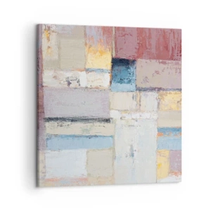 Cuadro sobre lienzo - Impresión de Imagen - La tranquilidad de la geometría - 50x50 cm