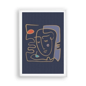 Póster en marco blanco - En un maravilloso sueño - 70x100 cm