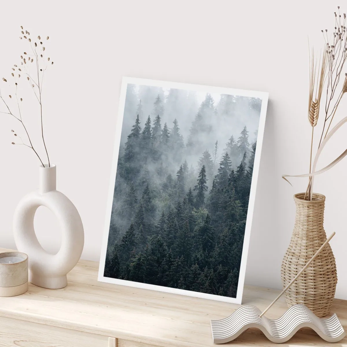 Póster - Amanecer en el bosque - 70x100 cm
