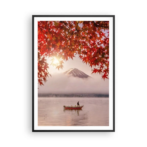 Póster en marco negro - Estilo japonés - 70x100 cm