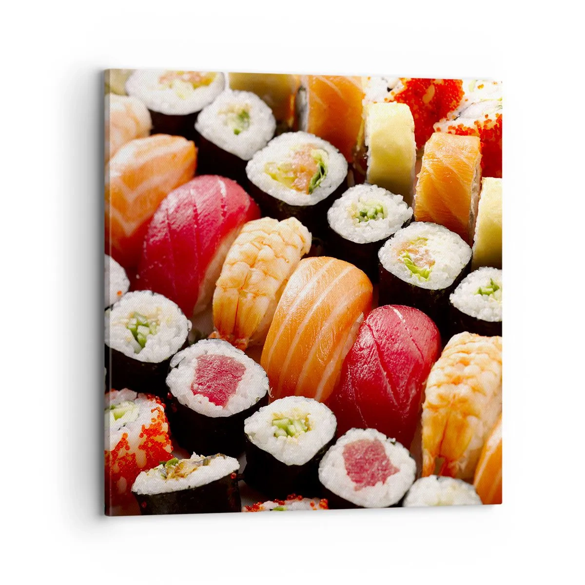 Cuadro sobre lienzo - Impresión de Imagen - Colores y sabores de Asia - 70x70 cm