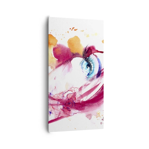 Cuadro sobre lienzo - Impresión de Imagen - En la cercanía el mundo florece - 65x120 cm