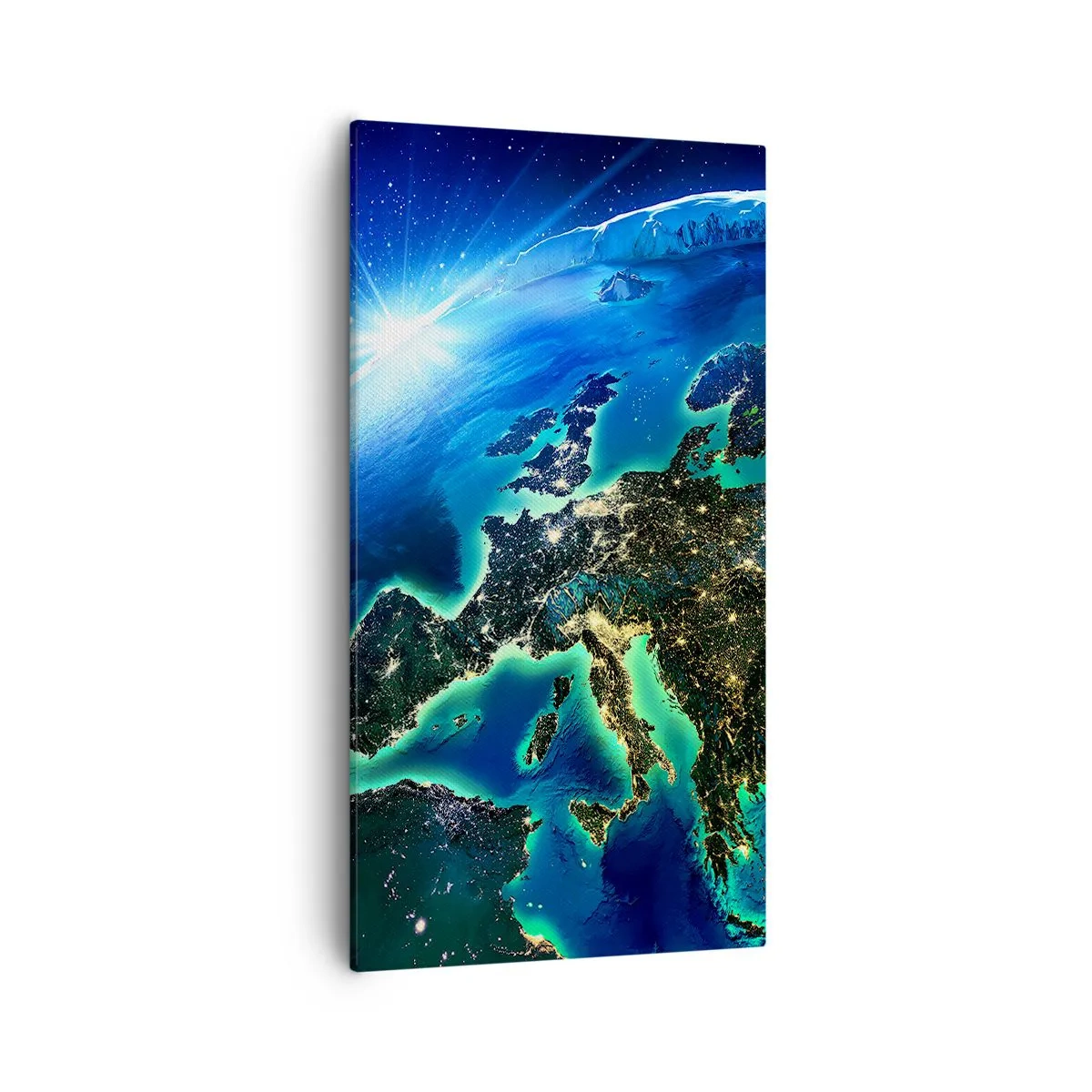 Cuadro sobre lienzo - Impresión de Imagen - Una Europa resplandeciente - 55x100 cm