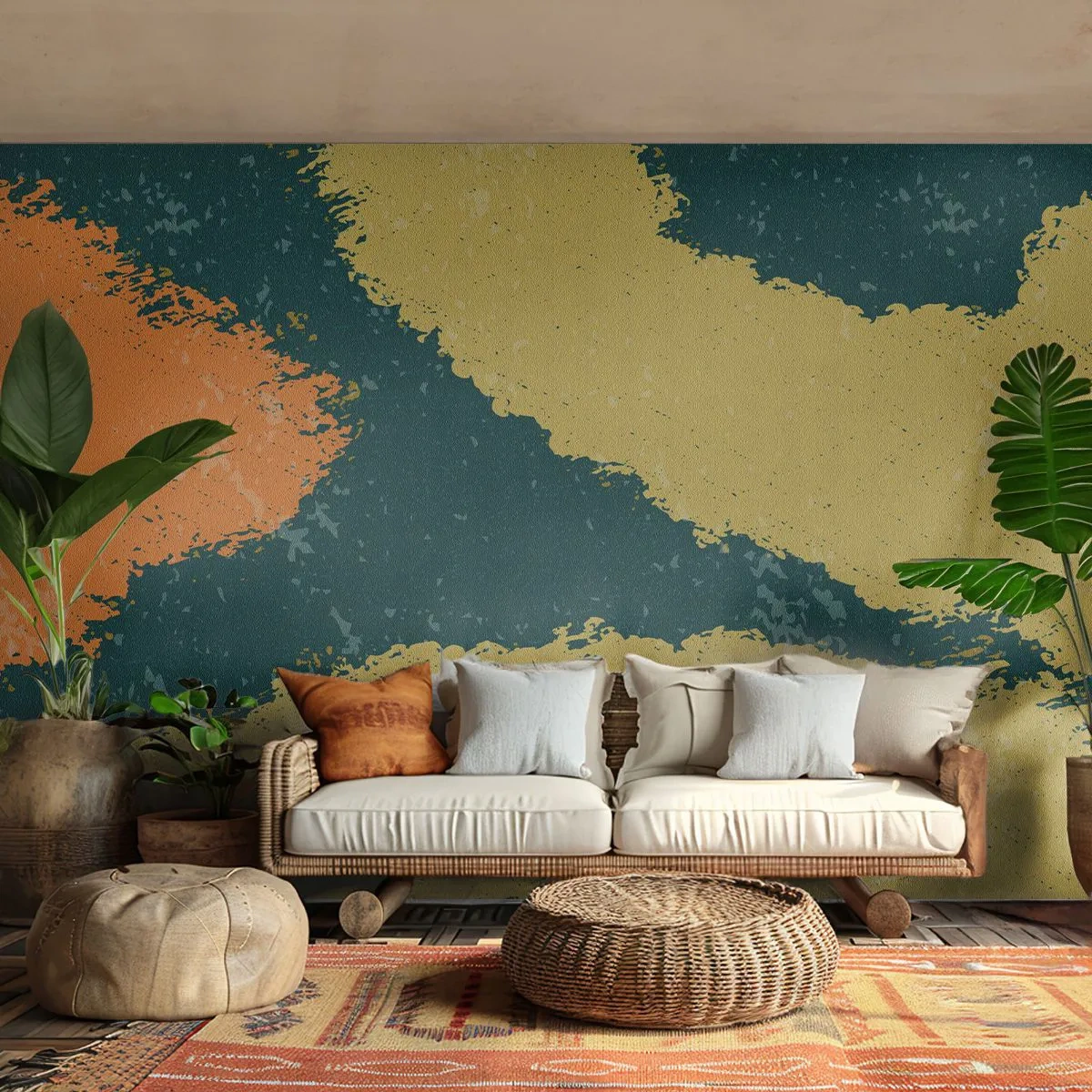 Fotomural Premium Sand - Abstracción - a cámara lenta - Abstracción, Pedazo, Envejecido - 500x350 cm