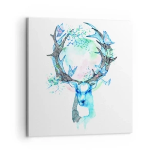 Cuadro sobre lienzo - Impresión de Imagen - La fuerza y la dulzura de la naturaleza - 50x50 cm