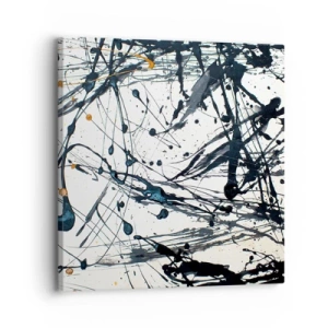Cuadro sobre lienzo - Impresión de Imagen - Abstracción expresionista - 30x30 cm