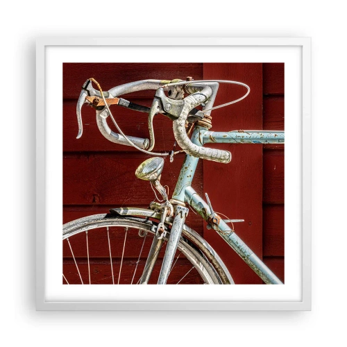 Póster en marco blanco - Creada para las victorias - 50x50 cm