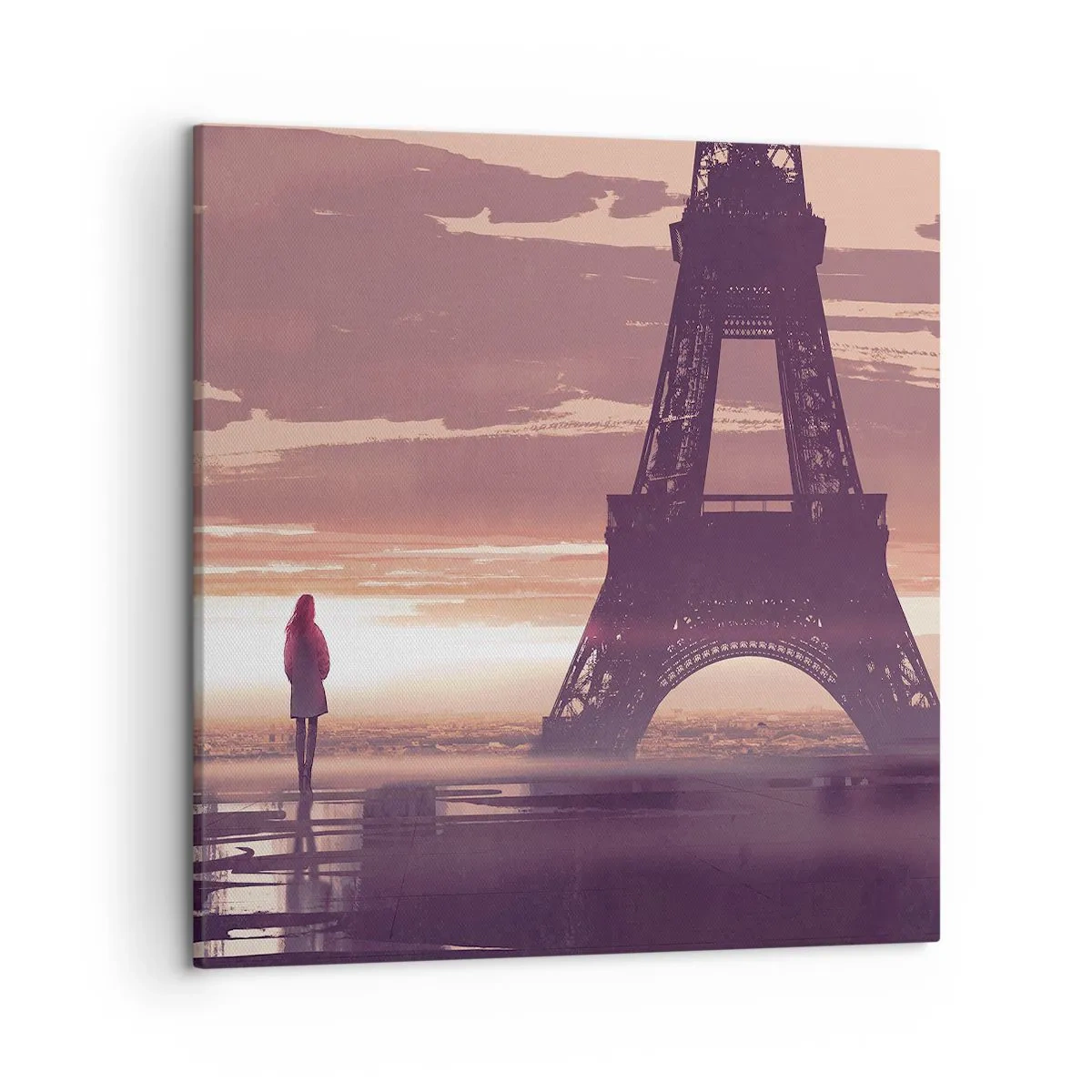 Cuadro sobre lienzo - Impresión de Imagen - Sólo ellas dos - 50x50 cm