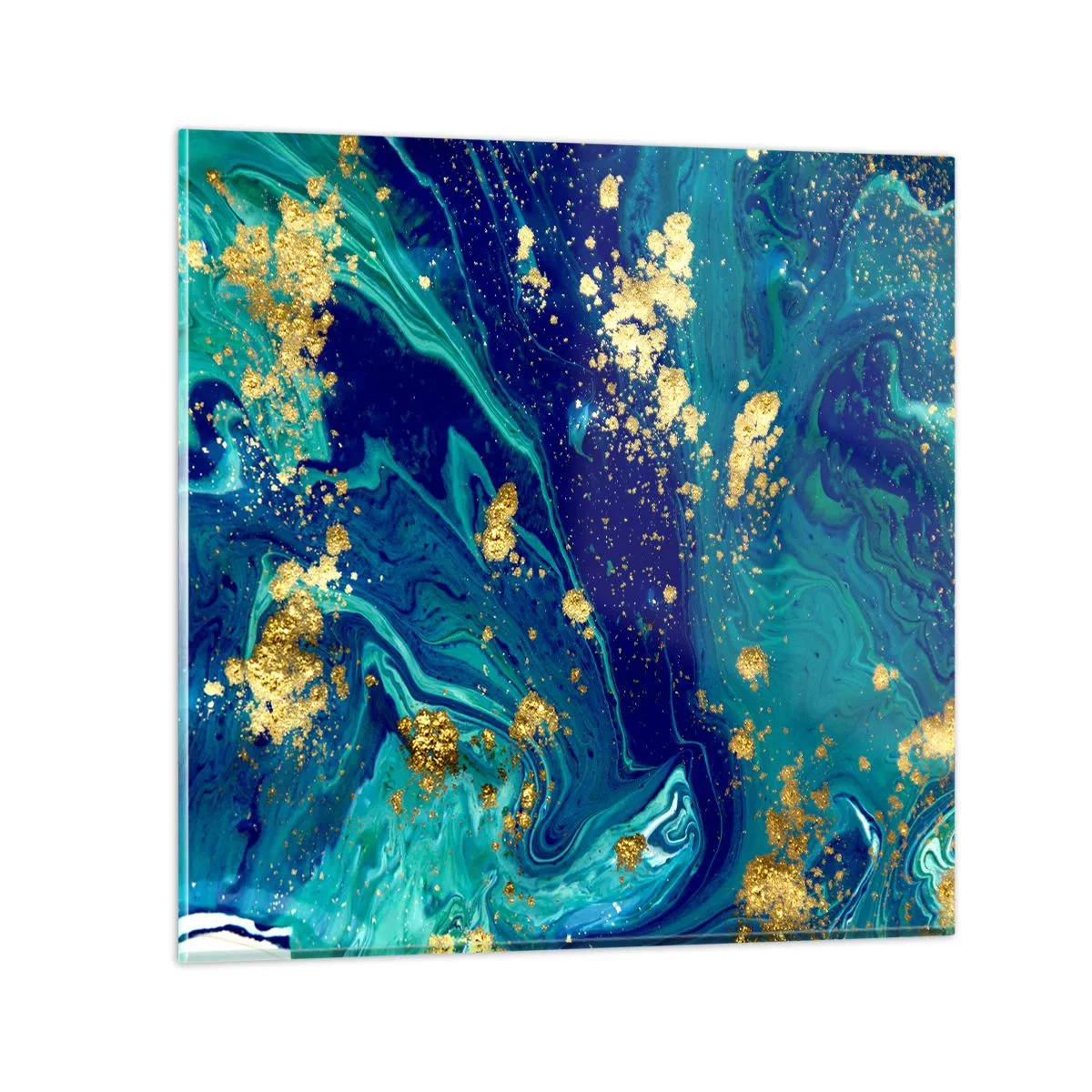 Cuadro sobre vidrio - Impresiones sobre Vidrio - Pétalos de sol - 30x30 cm