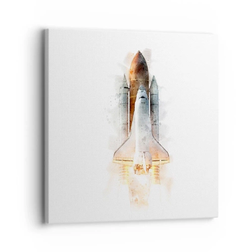 Cuadro sobre lienzo - Impresión de Imagen - El comienzo de la exploración - 30x30 cm