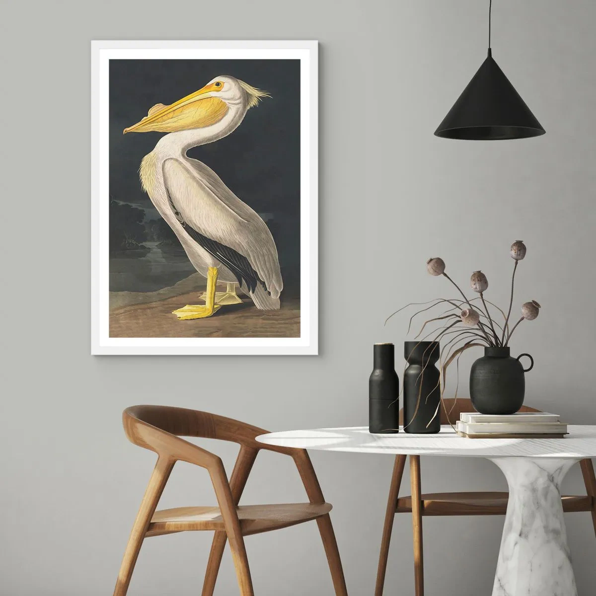 Póster en marco blanco - Con orgullo - 70x100 cm