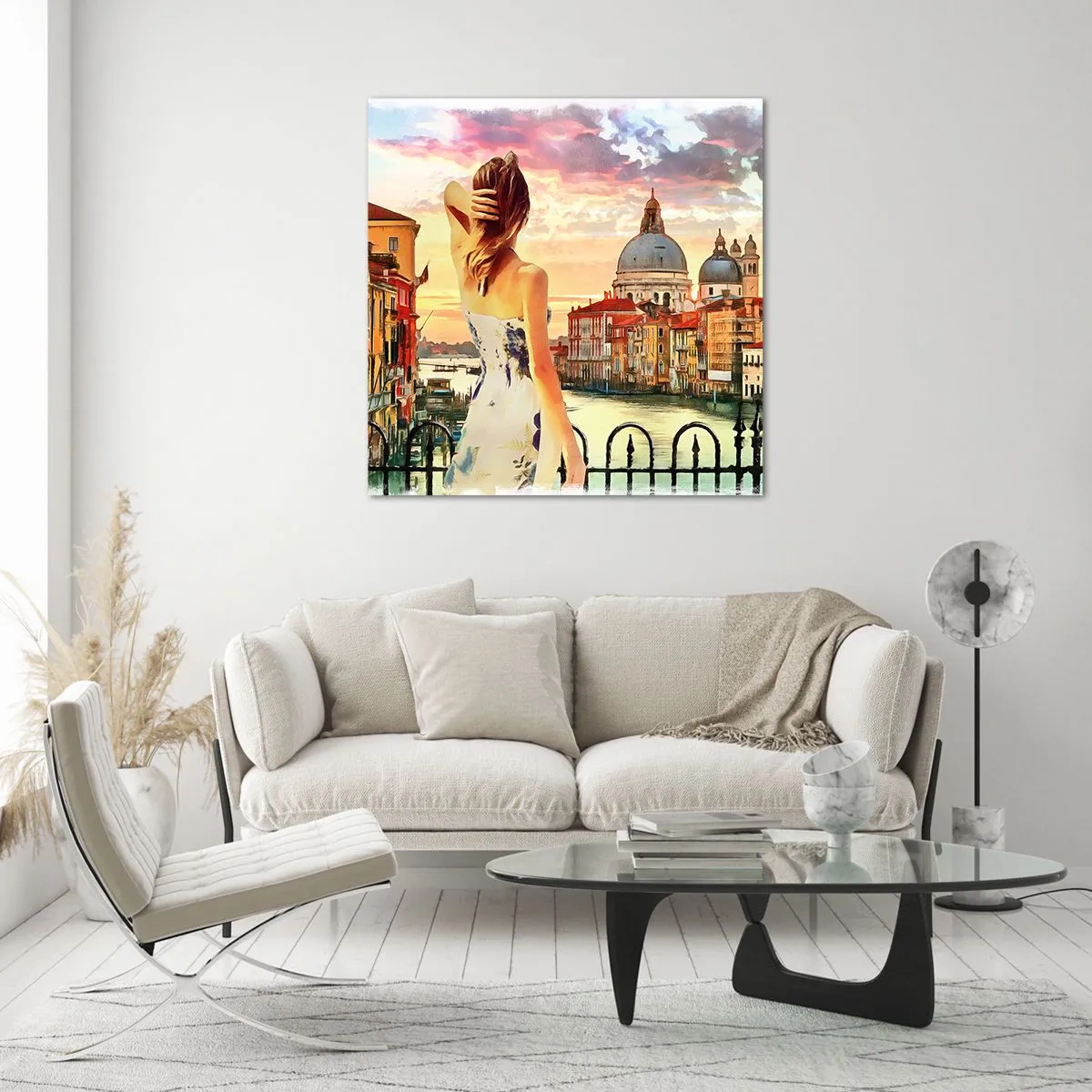 Cuadro sobre vidrio - Impresiones sobre Vidrio - Escapada de fin de semana - 40x40 cm