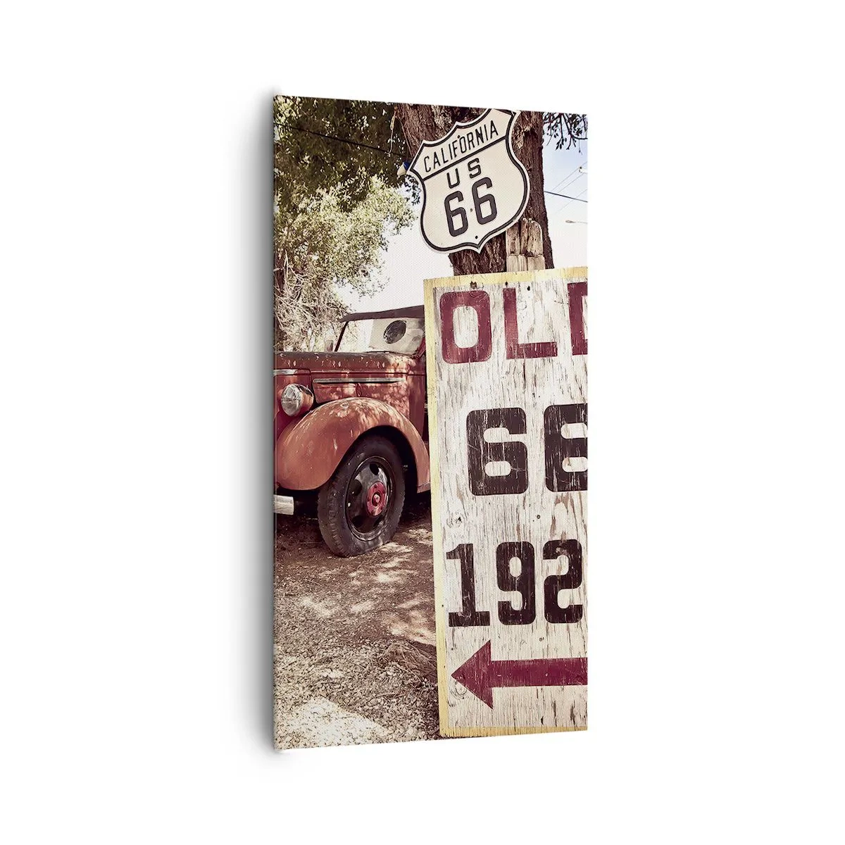 Cuadro sobre lienzo - Impresión de Imagen - Una leyenda de la América profunda - 65x120 cm