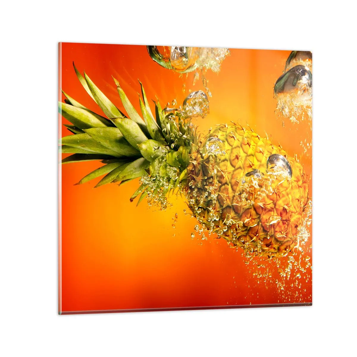 Cuadro sobre vidrio - Impresiones sobre Vidrio - Jugosa frescura tropical - 60x60 cm