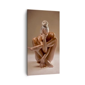 Cuadro sobre lienzo - Impresión de Imagen - Unidad de cuerpo y espíritu - 55x100 cm