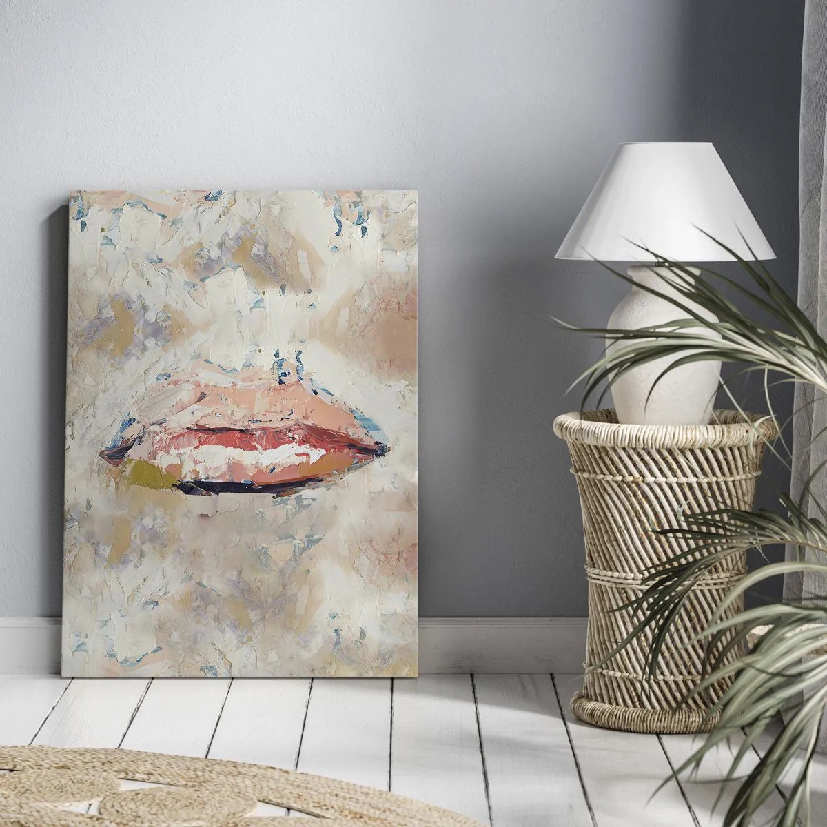 Cuadro sobre lienzo - Impresión de Imagen - Despierta los sentidos - 55x100 cm