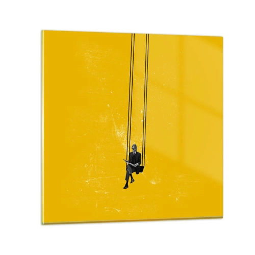 Cuadro sobre vidrio - Impresiones sobre Vidrio - Un día como cualquier otro - 70x70 cm