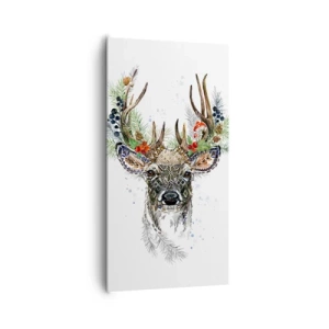 Cuadro sobre lienzo - Impresión de Imagen - Con vestimenta festiva - 65x120 cm