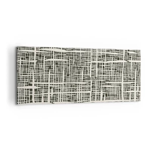 Cuadro sobre lienzo - Impresión de Imagen - Composición del tejido - 100x40 cm