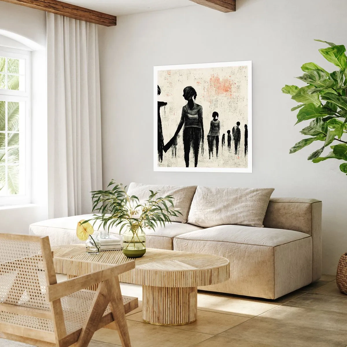 Póster - Contra la soledad - 50x50 cm