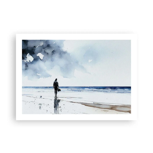Póster - Conversación con el mar - 70x50 cm