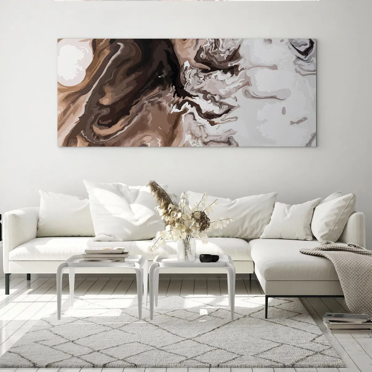 Cuadro sobre vidrio - Impresiones sobre Vidrio - Contenencia del color - 90x30 cm