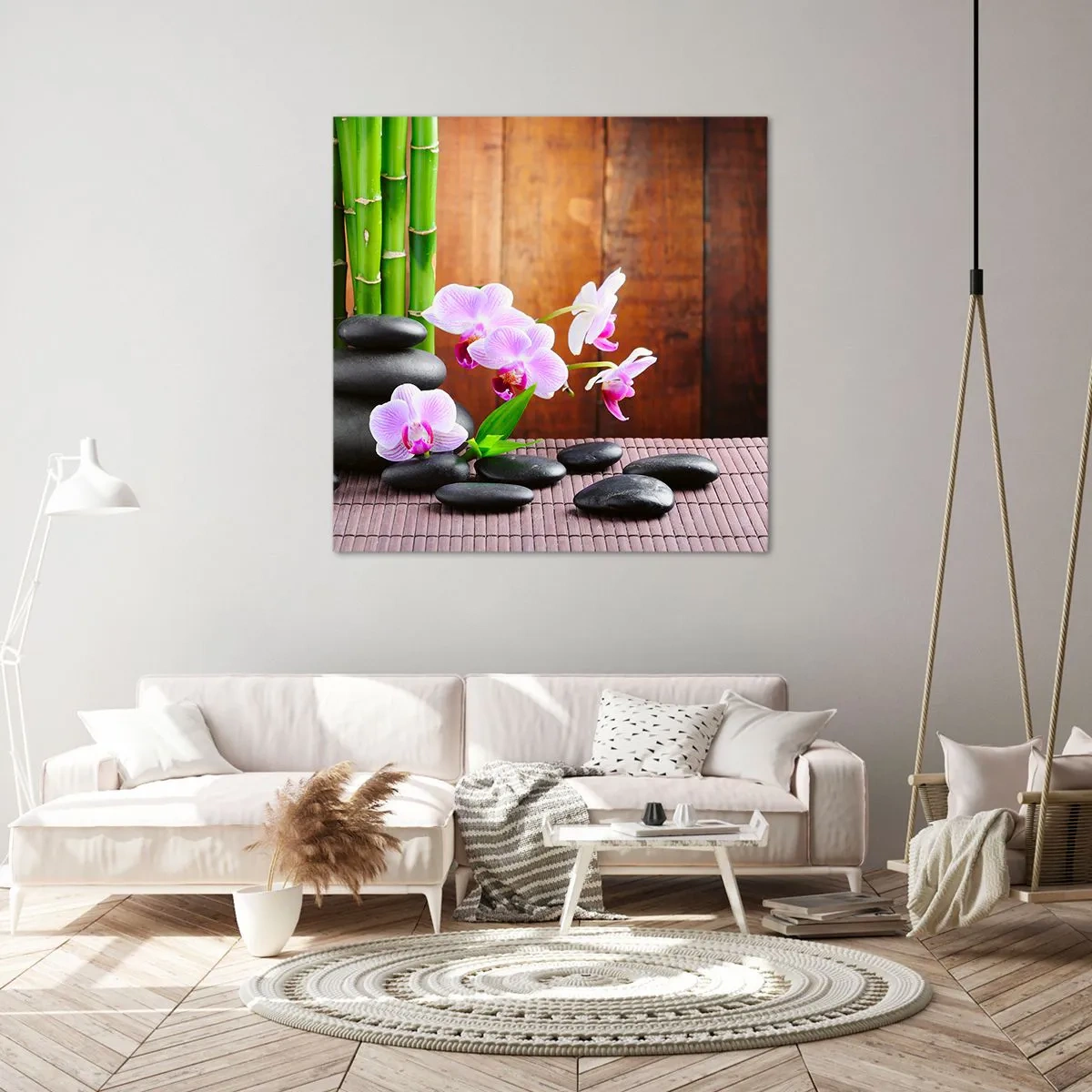 Cuadro sobre lienzo - Impresión de Imagen - Experimente los placeres de Oriente - 40x40 cm