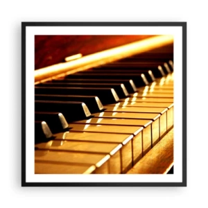 Póster en marco negro - Posibilidades ilimitadas - 60x60 cm