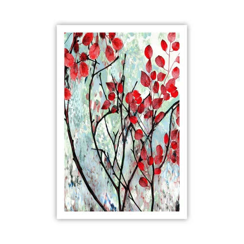 Póster - Un árbol en escarlata - 61x91 cm