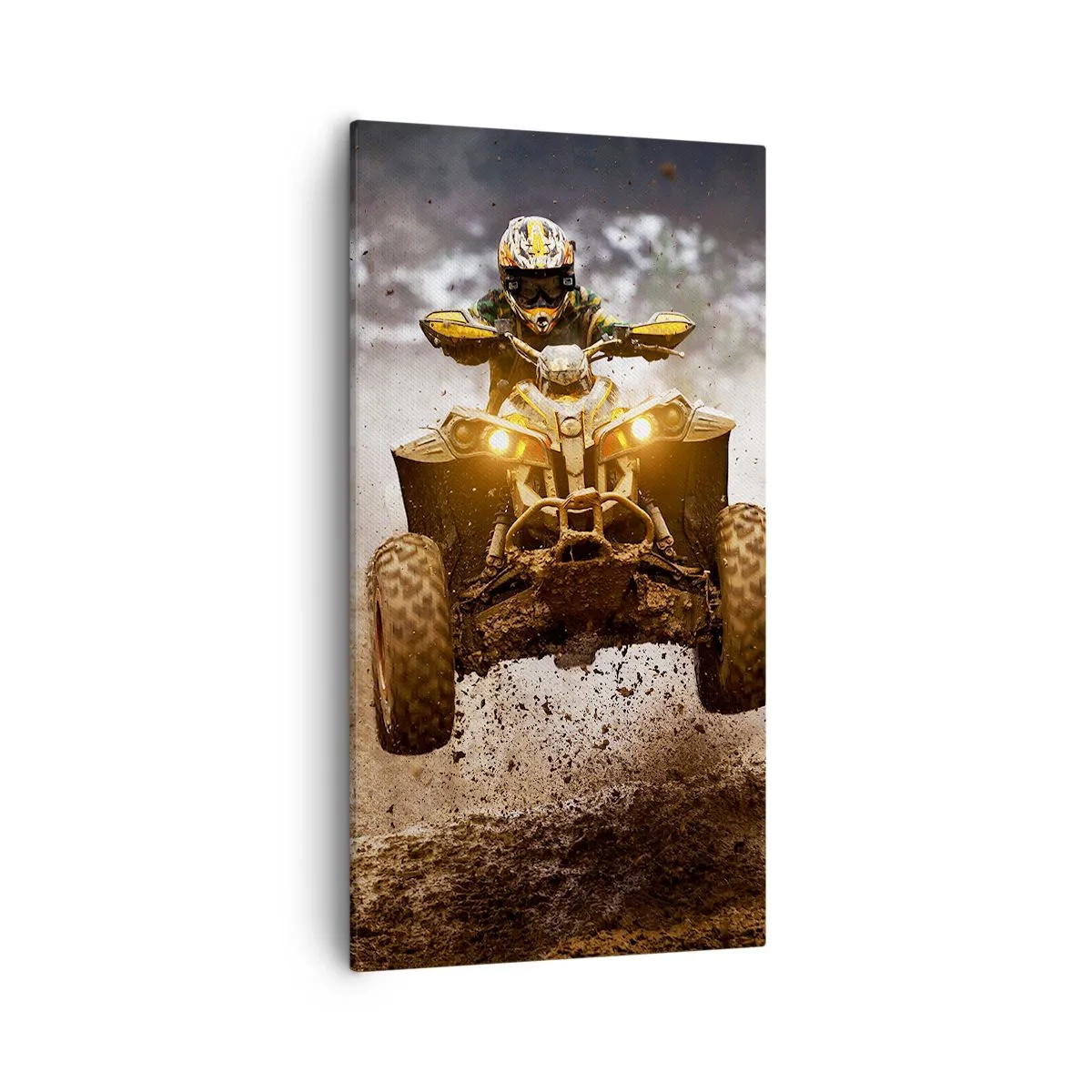 Cuadro sobre lienzo - Impresión de Imagen - Sin riesgo no hay diversión - 55x100 cm