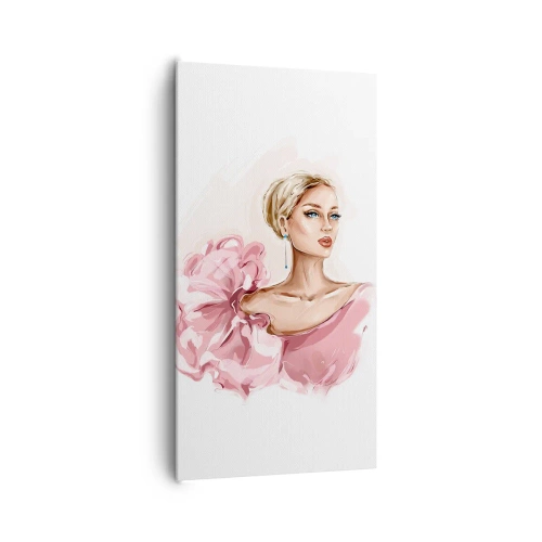 Cuadro sobre lienzo - Impresión de Imagen - Recuérdame como una pintura... - 65x120 cm