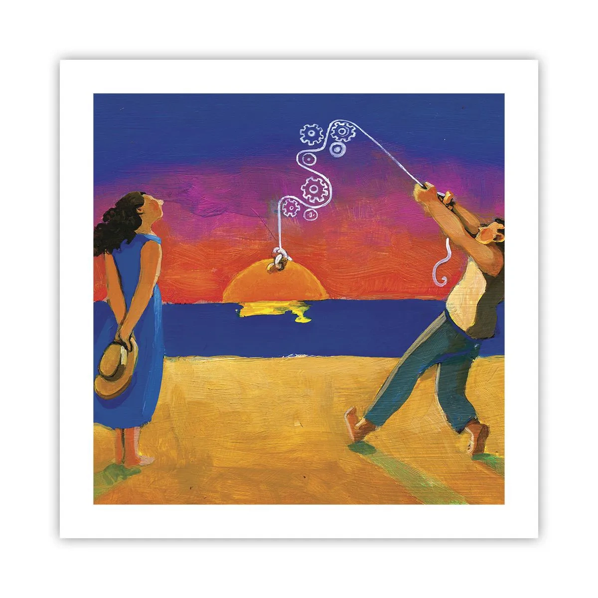 Póster - Mucho más que una estrella del cielo - 50x50 cm
