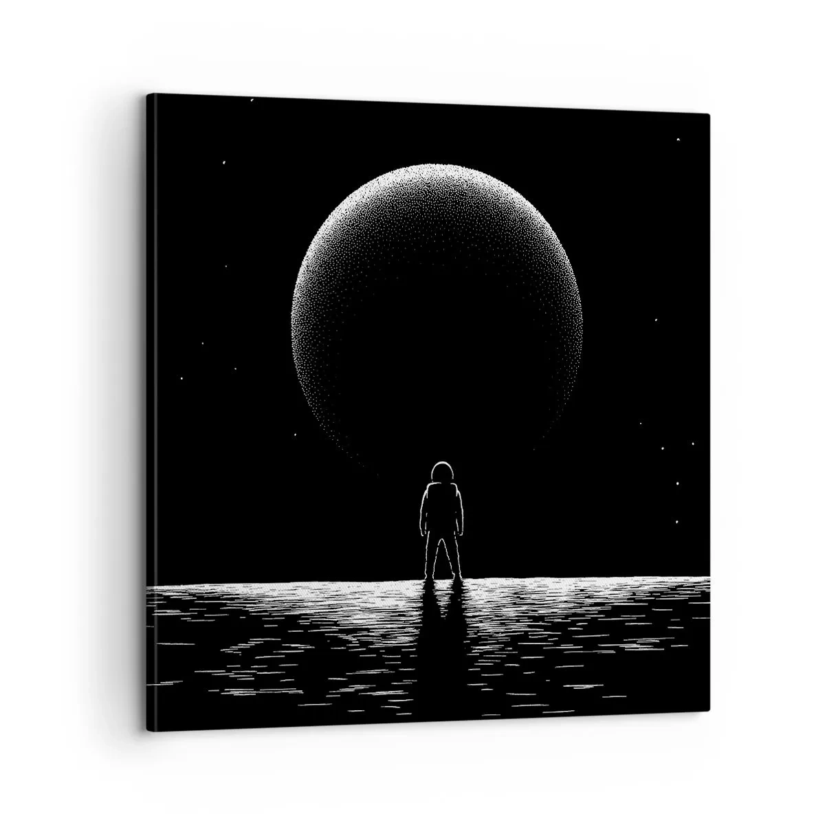 Cuadro sobre lienzo - Impresión de Imagen - Cara a cara - 60x60 cm