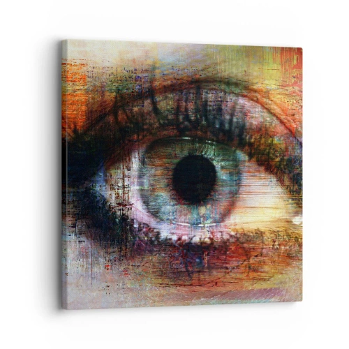 Cuadro sobre lienzo - Impresión de Imagen - Puedes mirar en el alma - 30x30 cm