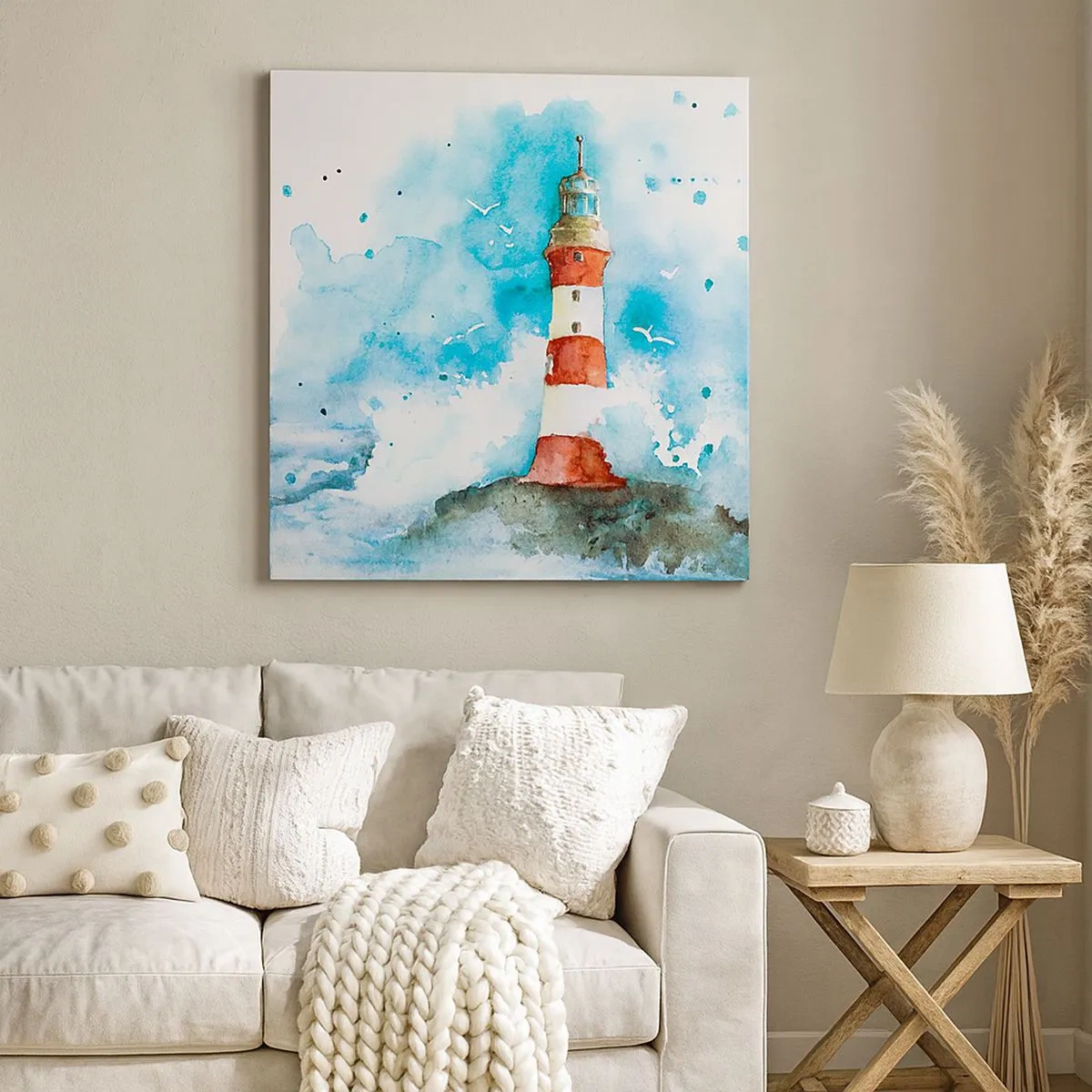 Cuadro sobre lienzo - Impresión de Imagen - La unidad de los elementos - 30x30 cm