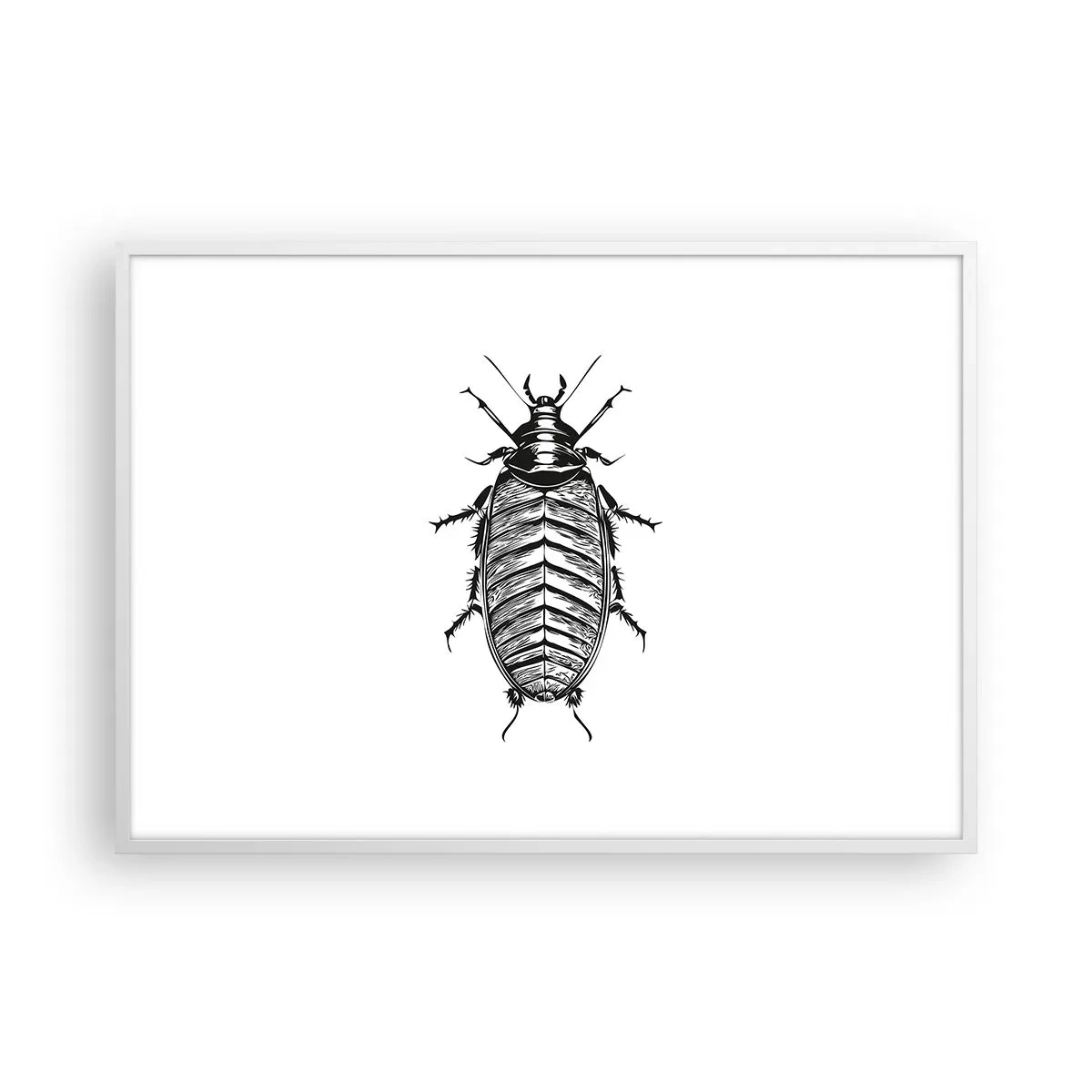 Póster en marco blanco - ¡Qué espécimen! - 100x70 cm