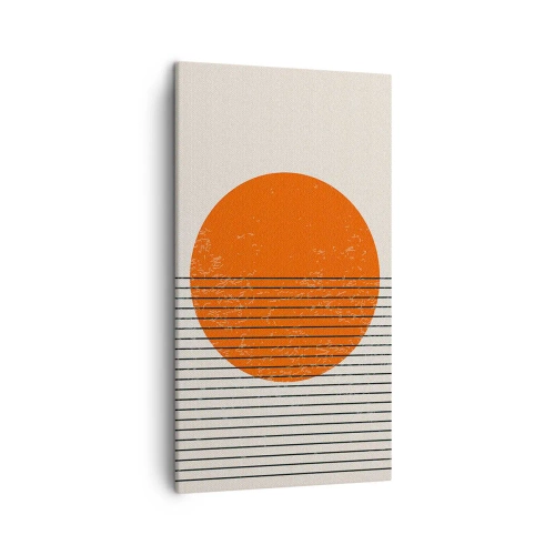 Cuadro sobre lienzo - Impresión de Imagen - Siempre el sol - 45x80 cm