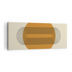Cuadro sobre lienzo - Impresión de Imagen - El plan perfecto - 100x40 cm