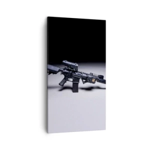 Cuadro sobre lienzo - Impresión de Imagen - Un caballero oscuro - 45x80 cm