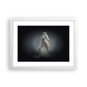 Póster en marco blanco - Deseos ocultos - 40x30 cm