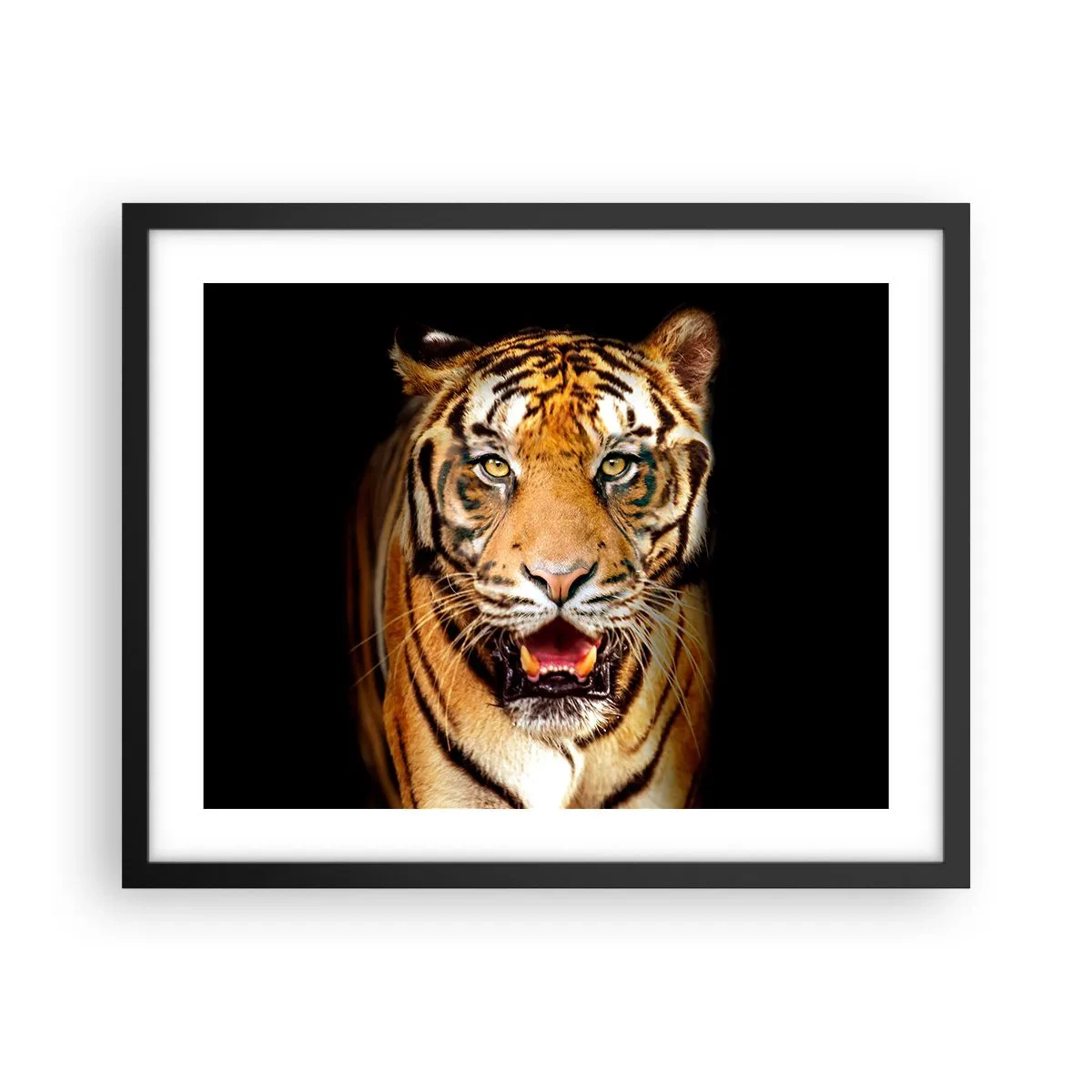 Póster en marco negro - Salvaje de corazón - 50x40 cm
