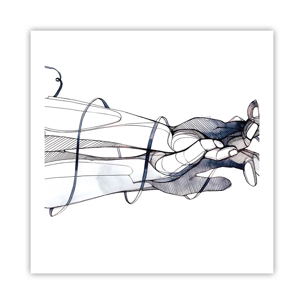 Póster - Un estudio sobre el contacto - 60x60 cm