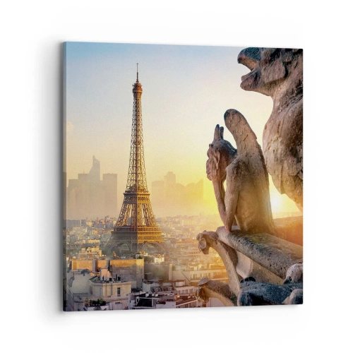 Cuadro sobre lienzo - Impresión de Imagen - Ha cambiado tanto la ciudad... - 70x70 cm